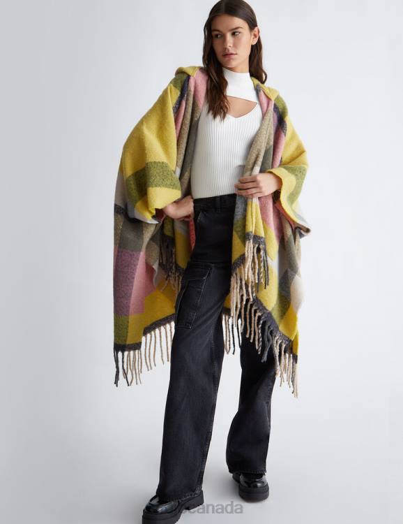 Accessories Liu Jo Multicolour Check Poncho Women F6061205
