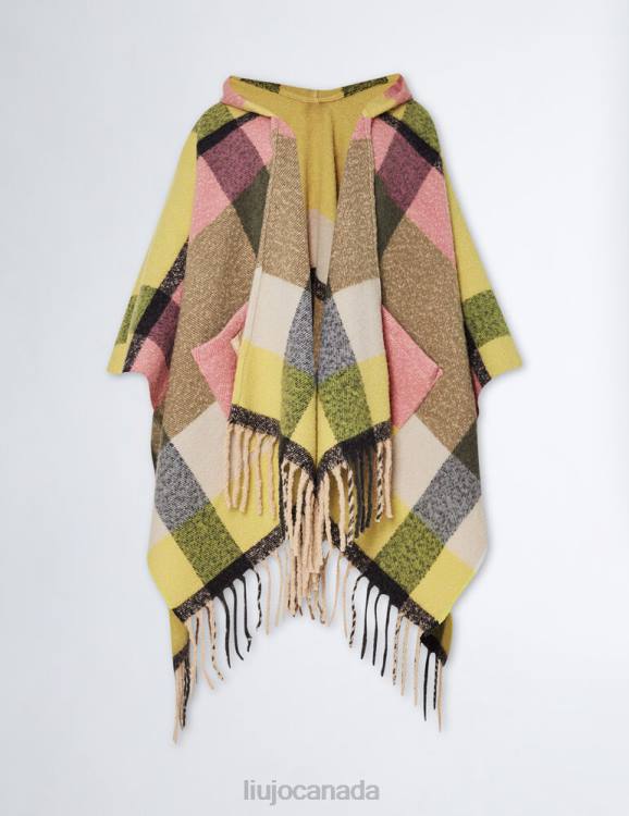 Accessories Liu Jo Multicolour Check Poncho Women F6061205