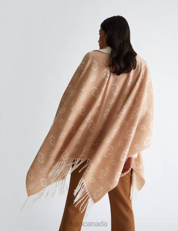 Accessories Liu Jo Poncho With Logo Women F6062007