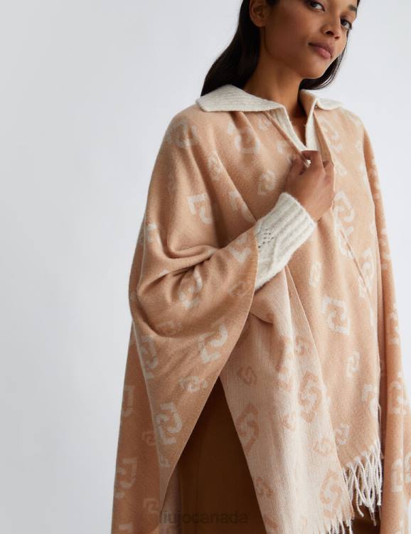 Accessories Liu Jo Poncho With Logo Women F6062007