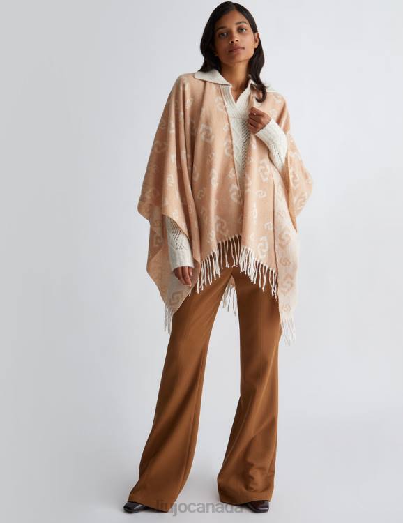 Accessories Liu Jo Poncho With Logo Women F6062007