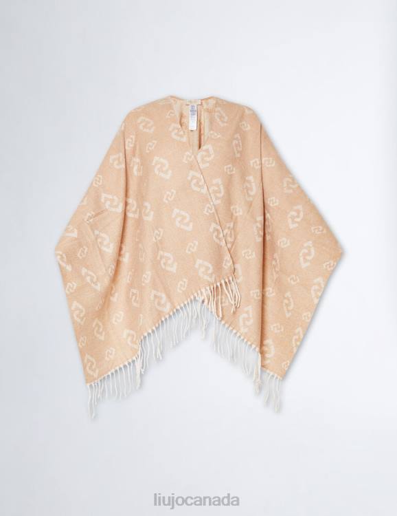 Accessories Liu Jo Poncho With Logo Women F6062007