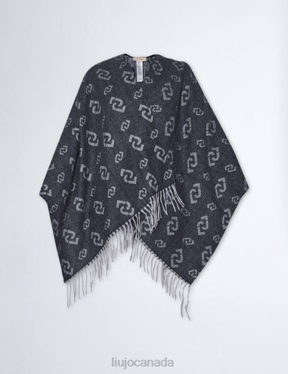 Accessories Liu Jo Poncho With Logo Women F6062028