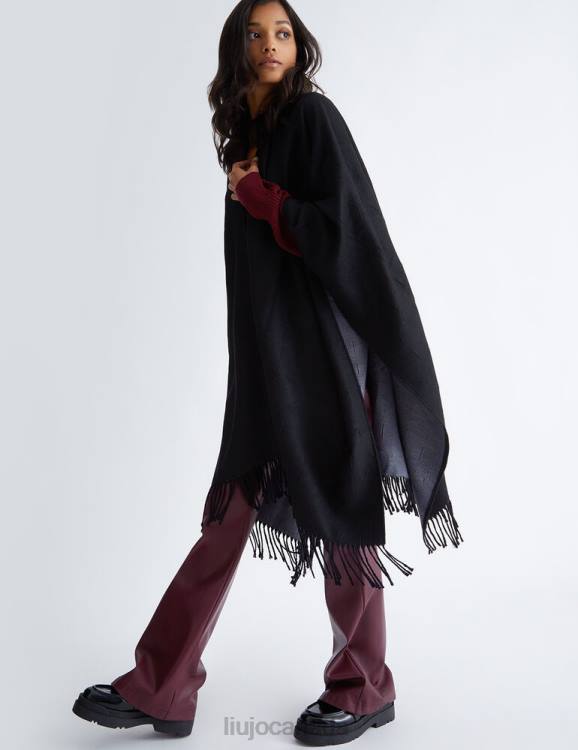 Accessories Liu Jo Poncho With Logo Women F606693