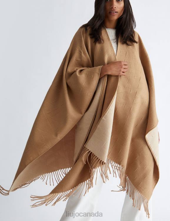 Accessories Liu Jo Poncho With Logo Women F606865