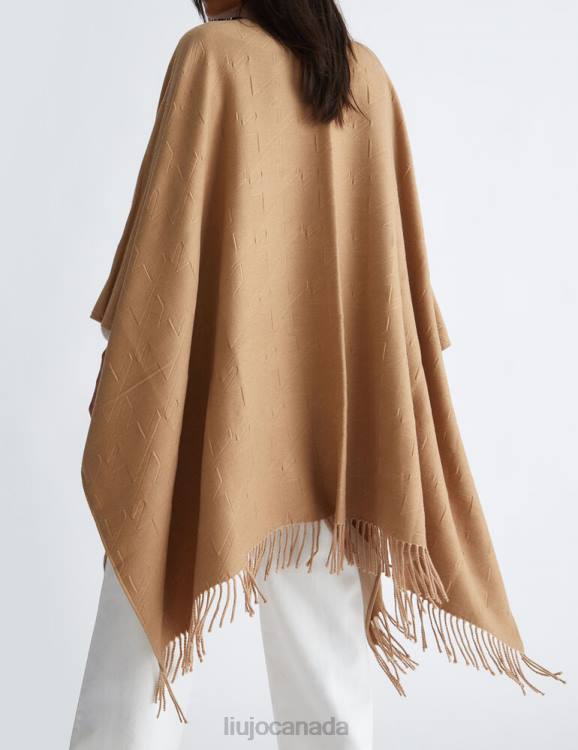 Accessories Liu Jo Poncho With Logo Women F606865