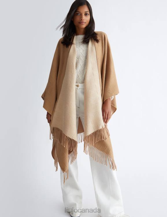 Accessories Liu Jo Poncho With Logo Women F606865