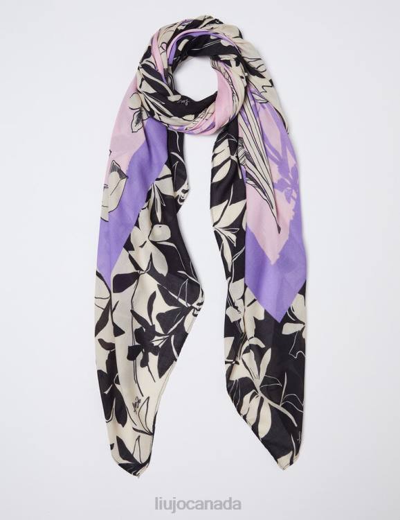 Accessories Liu Jo Scarf With Floral Print Women F6062118