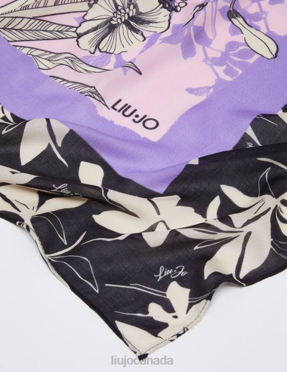 Accessories Liu Jo Scarf With Floral Print Women F6062118