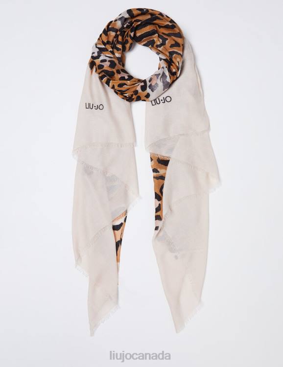 Accessories Liu Jo Shawl With Animal Print Women F6062185
