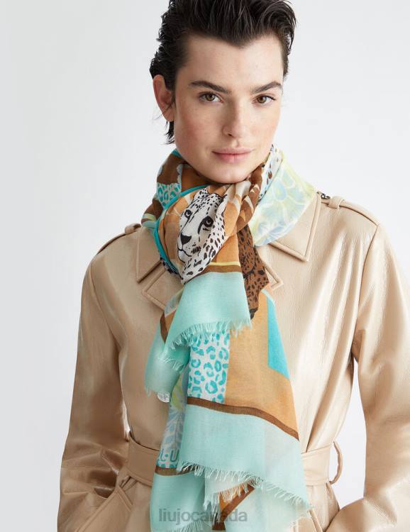 Accessories Liu Jo Shawl With Print Women F6062205
