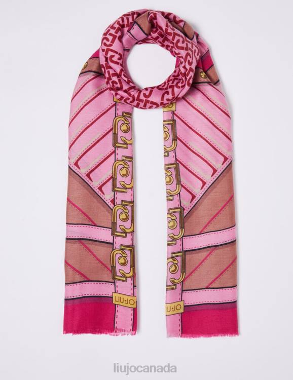 Accessories Liu Jo Shawl With Print Women F6062301