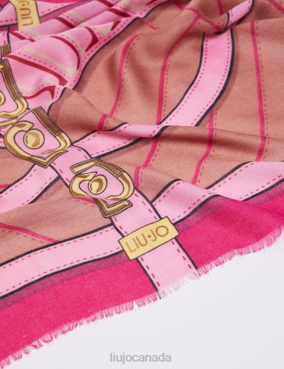 Accessories Liu Jo Shawl With Print Women F6062301