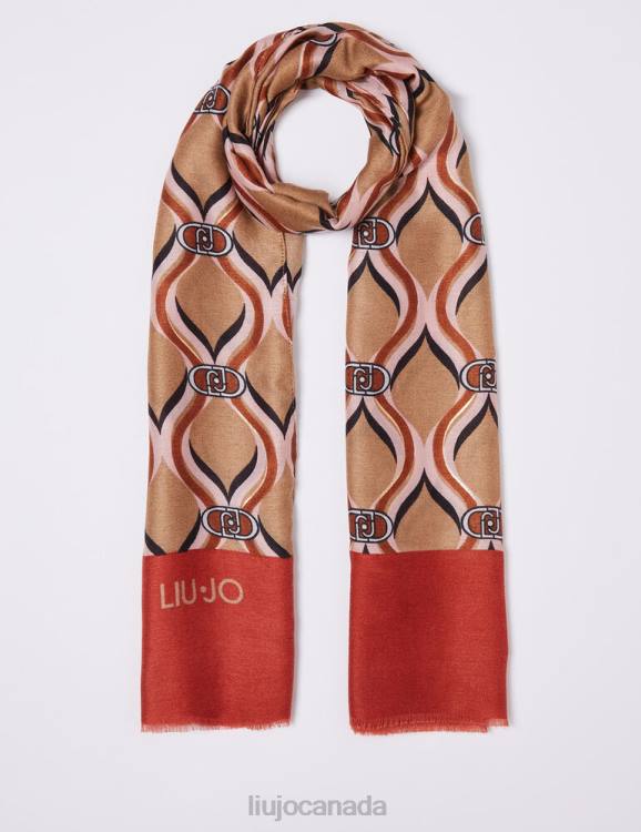Accessories Liu Jo Stole With 70S Logo Women F6062025