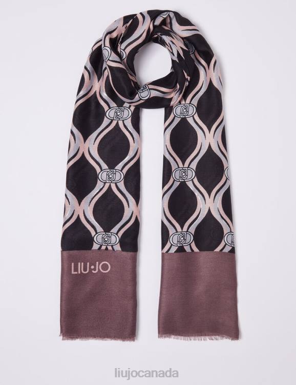 Accessories Liu Jo Stole With 70S Logo Women F6062176