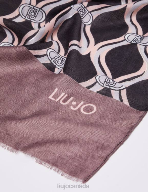 Accessories Liu Jo Stole With 70S Logo Women F6062176