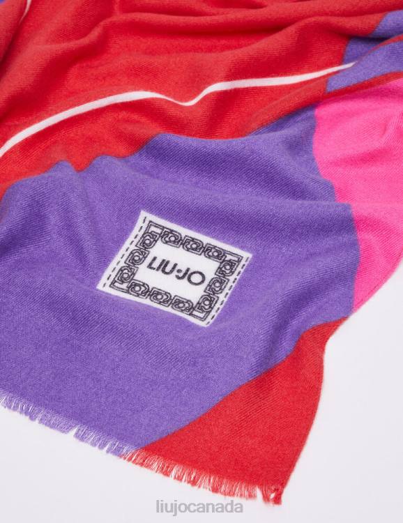 Accessories Liu Jo Stole With Diamond Print Women F6062277