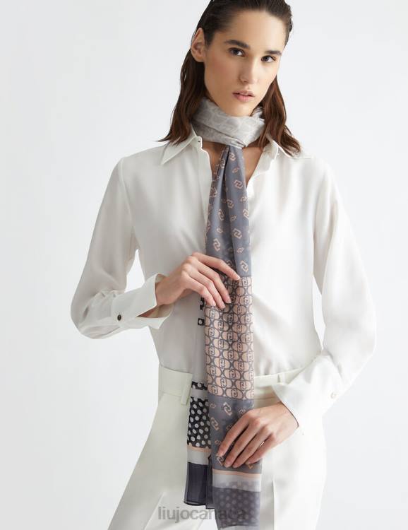 Accessories Liu Jo Stole With Geometric Print Women F6062186