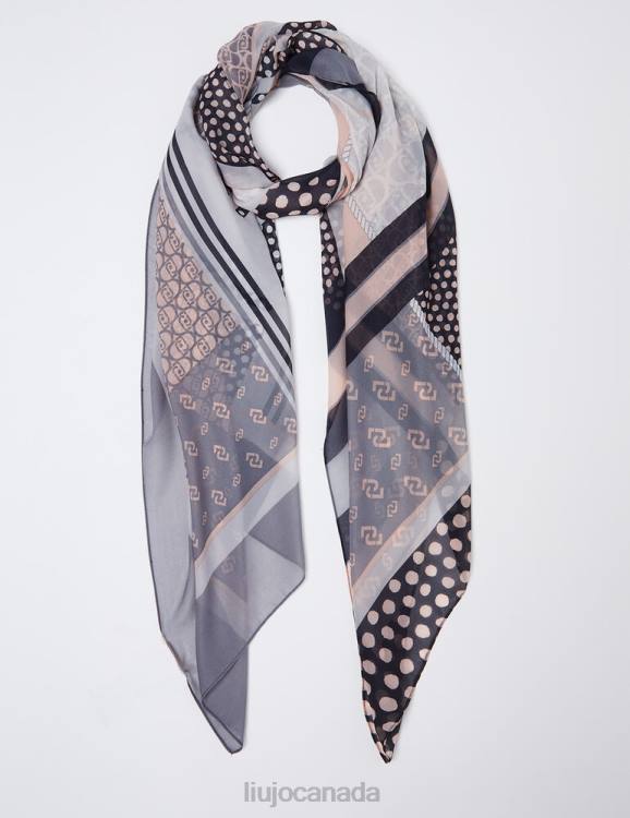 Accessories Liu Jo Stole With Geometric Print Women F6062186