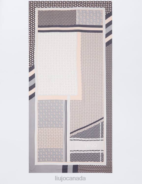 Accessories Liu Jo Stole With Geometric Print Women F6062186