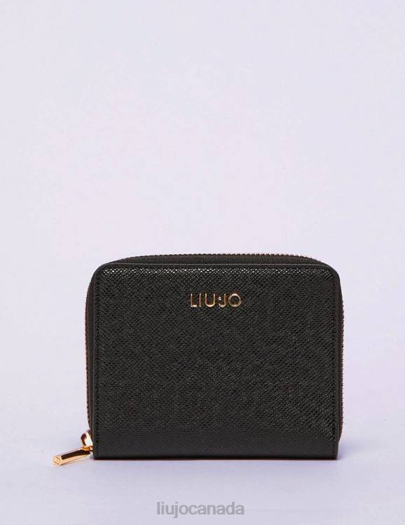Accessories Liu Jo Black Zip-Around Purse Women F6062004
