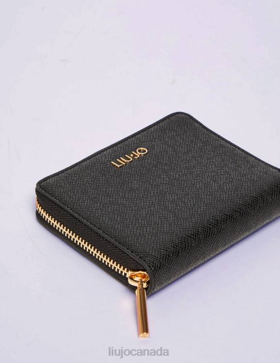 Accessories Liu Jo Black Zip-Around Purse Women F6062004