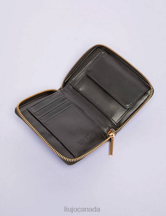 Accessories Liu Jo Black Zip-Around Purse Women F6062004
