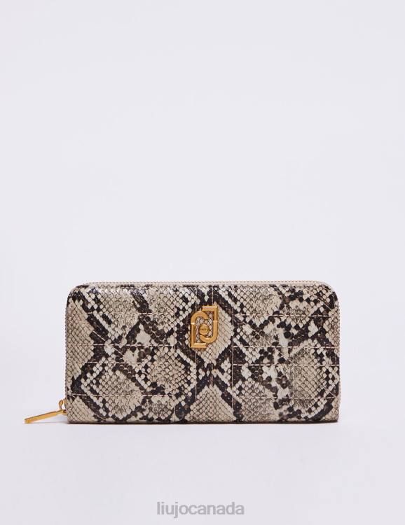 Accessories Liu Jo Large Snakeskin Wallet Women F6062042
