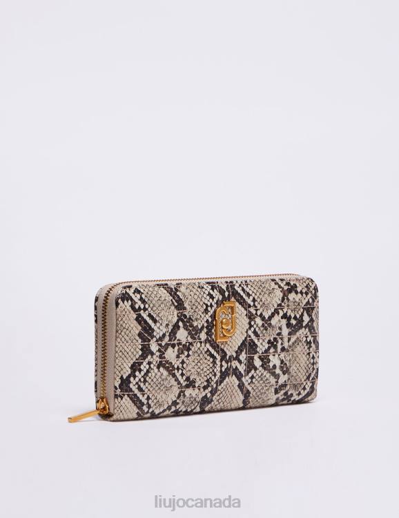 Accessories Liu Jo Large Snakeskin Wallet Women F6062042
