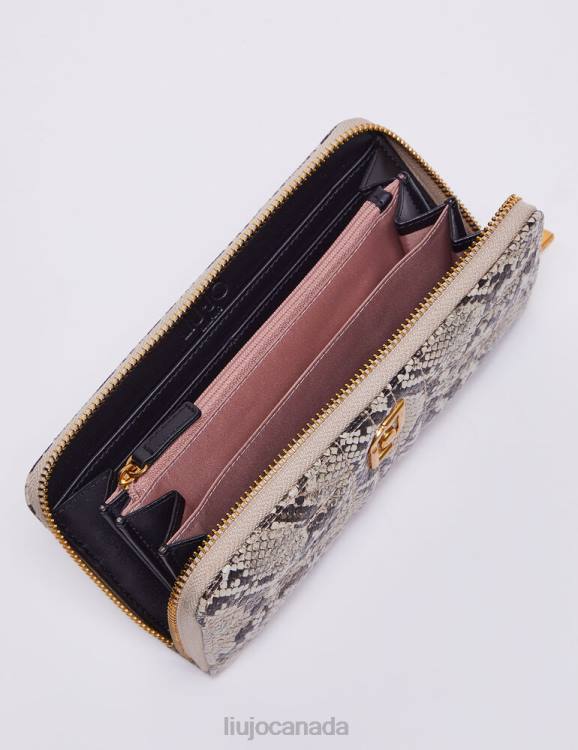 Accessories Liu Jo Large Snakeskin Wallet Women F6062042