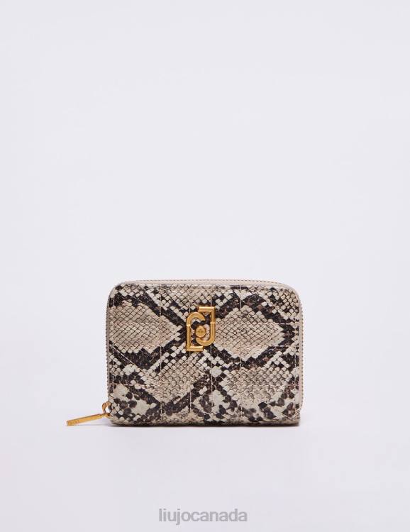 Accessories Liu Jo Small Snakeskin Effect Wallet Women F6062033