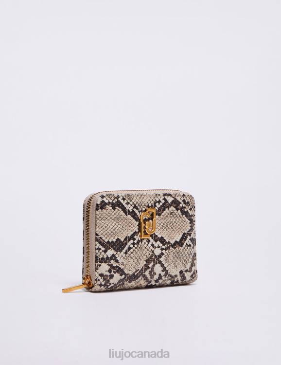 Accessories Liu Jo Small Snakeskin Effect Wallet Women F6062033