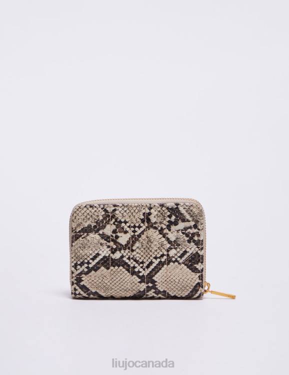 Accessories Liu Jo Small Snakeskin Effect Wallet Women F6062033