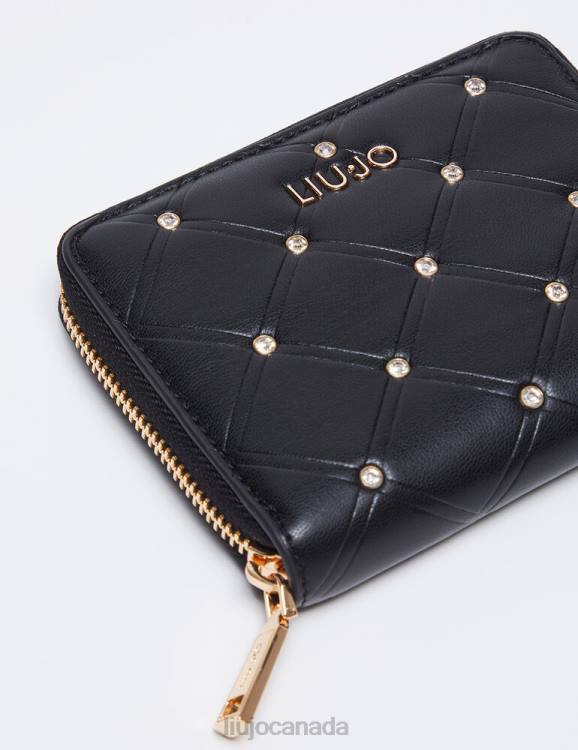 Accessories Liu Jo Small Wallet With Rhinestones Women F6062145