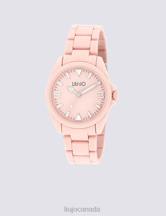 Accessories Liu Jo Pink Bioceramic Watch Women F6062050