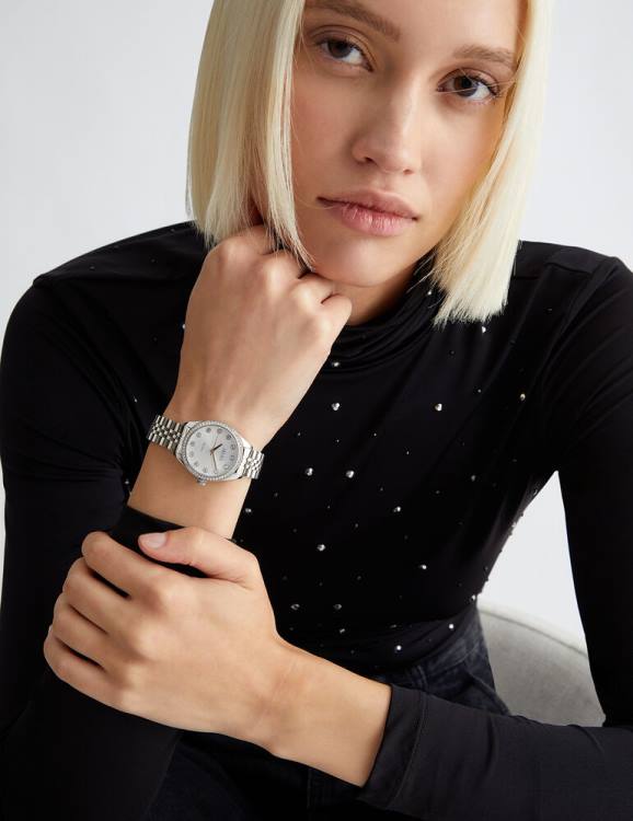 Accessories Liu Jo Steel Watch With Diamantes Women F6062071