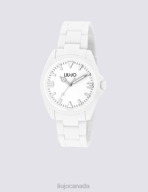 Accessories Liu Jo White Bioceramic Watch Women F6062051