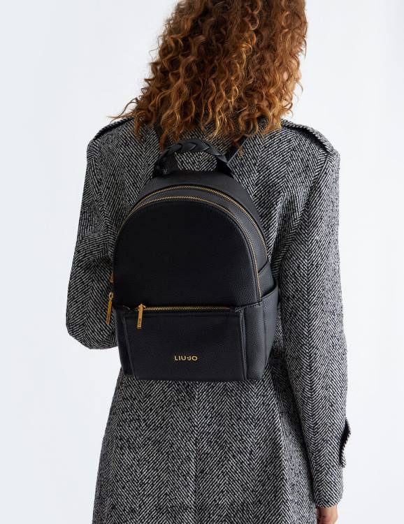 Bags Liu Jo Black Better Backpack Women F6061510