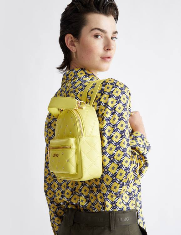 Bags Liu Jo Eco-Friendly Backpack With Rhinestones Women F6061669