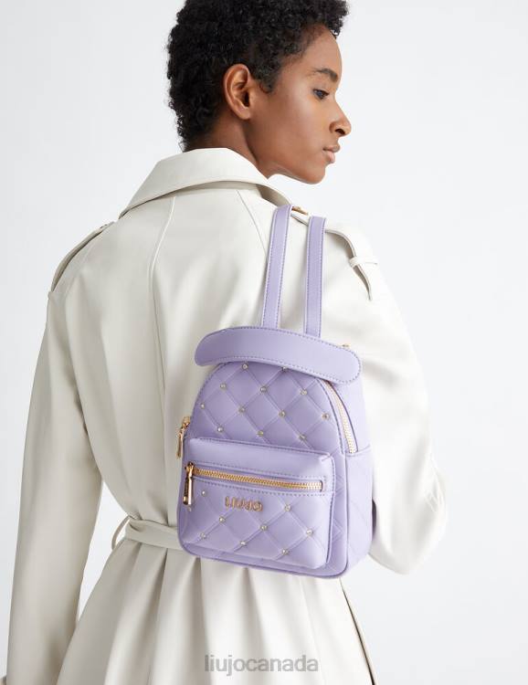 Bags Liu Jo Eco-Friendly Backpack With Rhinestones Women F6061673