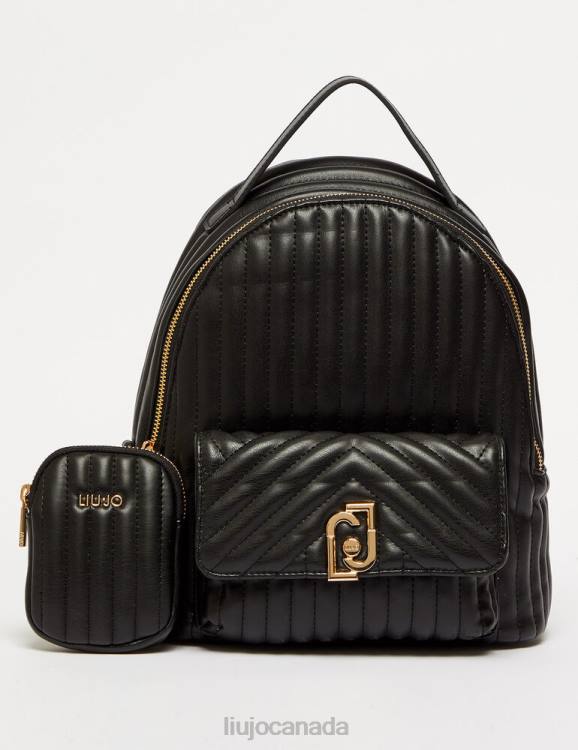 Bags Liu Jo Eco-Friendly Quilted Backpack With Charm Women F6061561