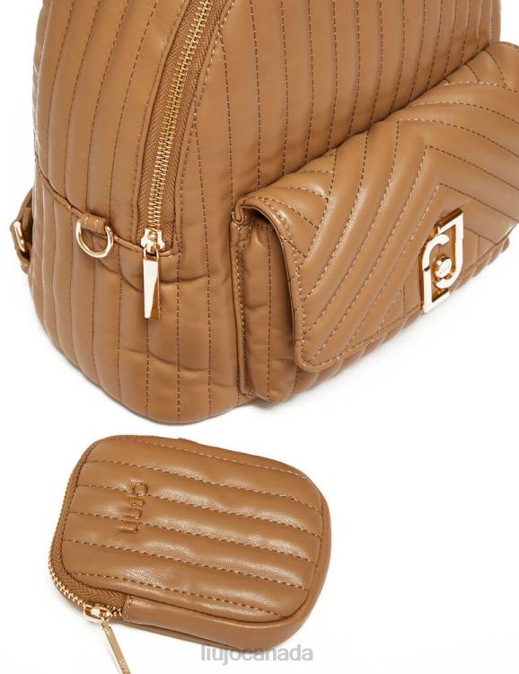 Bags Liu Jo Eco-Friendly Quilted Backpack With Charm Women F6062811