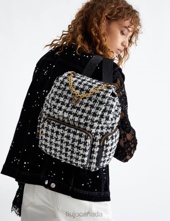 Bags Liu Jo Houndstooth Backpack Women F6061662