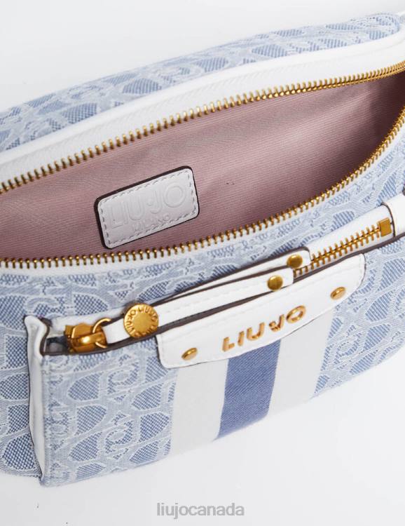 Bags Liu Jo Jacquard Belt Bag With Logo Women F6061553