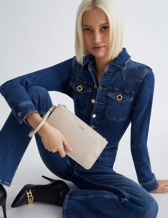 Bags Liu Jo Clutch Bag With Logo Women F6061464