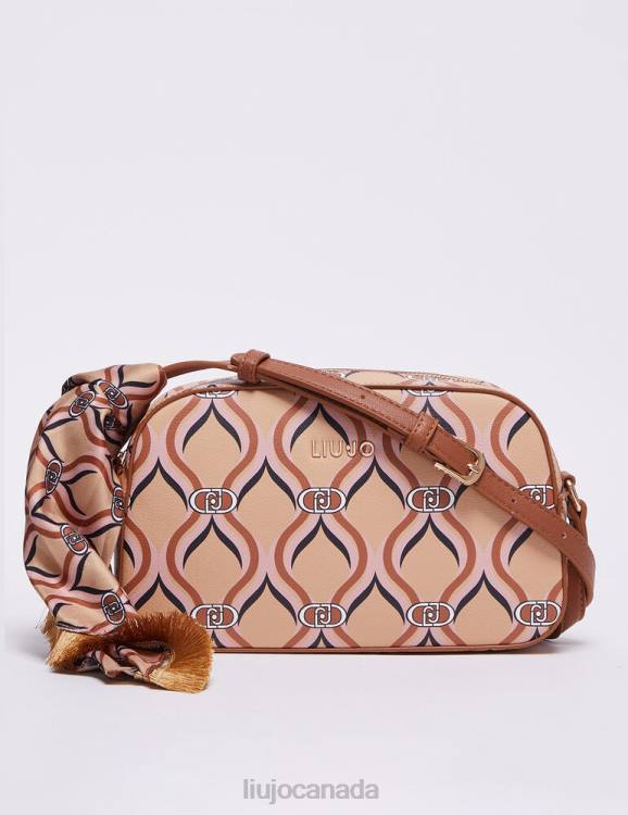 Bags Liu Jo Printed Crossbody Bag With Scarf Women F6061398