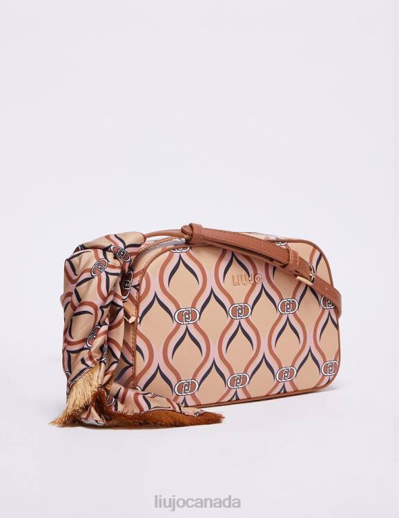 Bags Liu Jo Printed Crossbody Bag With Scarf Women F6061398