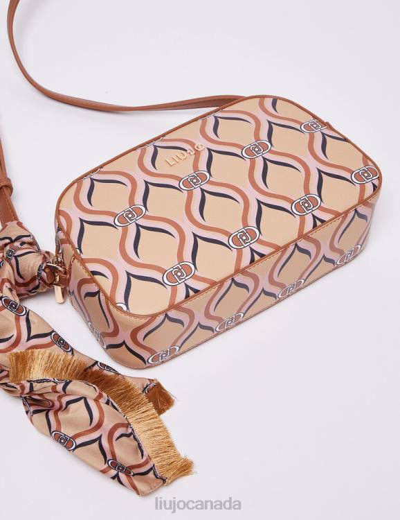 Bags Liu Jo Printed Crossbody Bag With Scarf Women F6061398