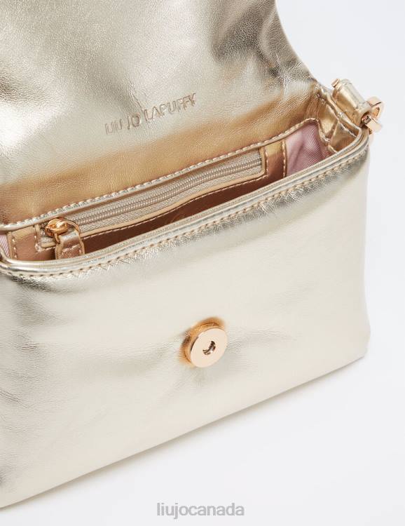 Bags Liu Jo Small Foil-Effect Lapuffy Bag Women F606578