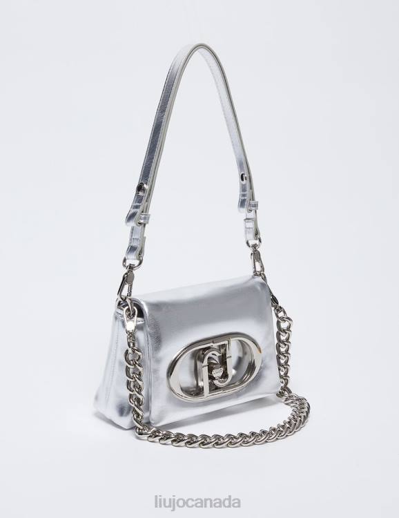 Bags Liu Jo Small Foil-Effect Lapuffy Bag Women F606603